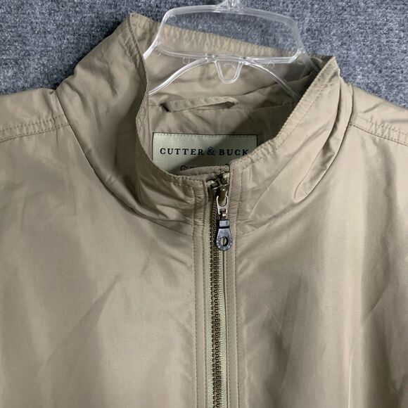 Cutter & Buck Light Wt Men’s Full Zip Jacket Sz L Climaguard Vented Zip Pockets - Picture 7 of 15
